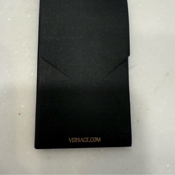 VERSACE Orange Quilted 100% Leather Card Case BRAND NEW - Picture 5 of 10